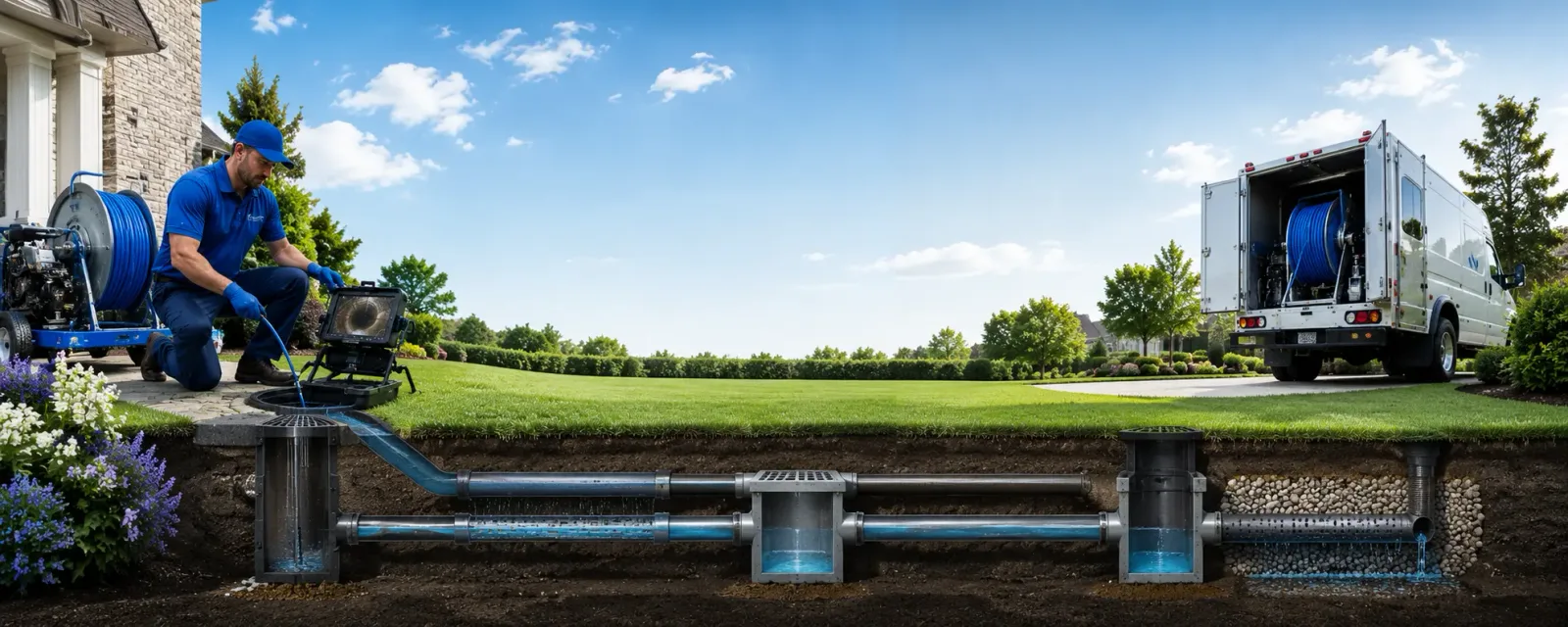 Outdoor drain cleaning information for Mancelona, MI